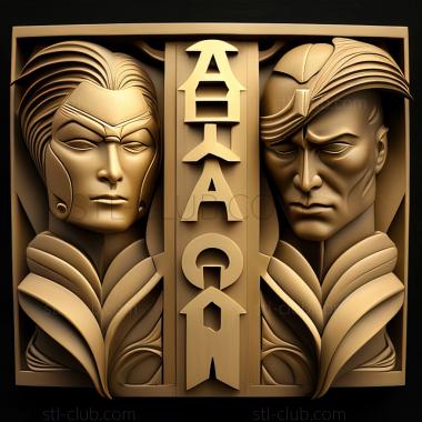 3D мадэль Terra Formars и Сасуга Кеничи Татибана (STL)